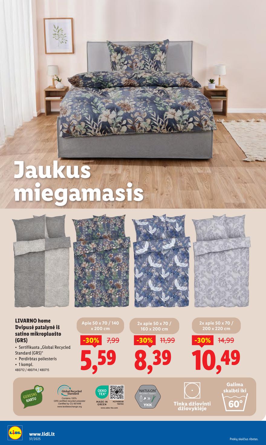 Lidl leidinys akcijos nuo 
  2025-09-08 iki 
  2025-09-14 | Leidinukas.lt puslapis 34