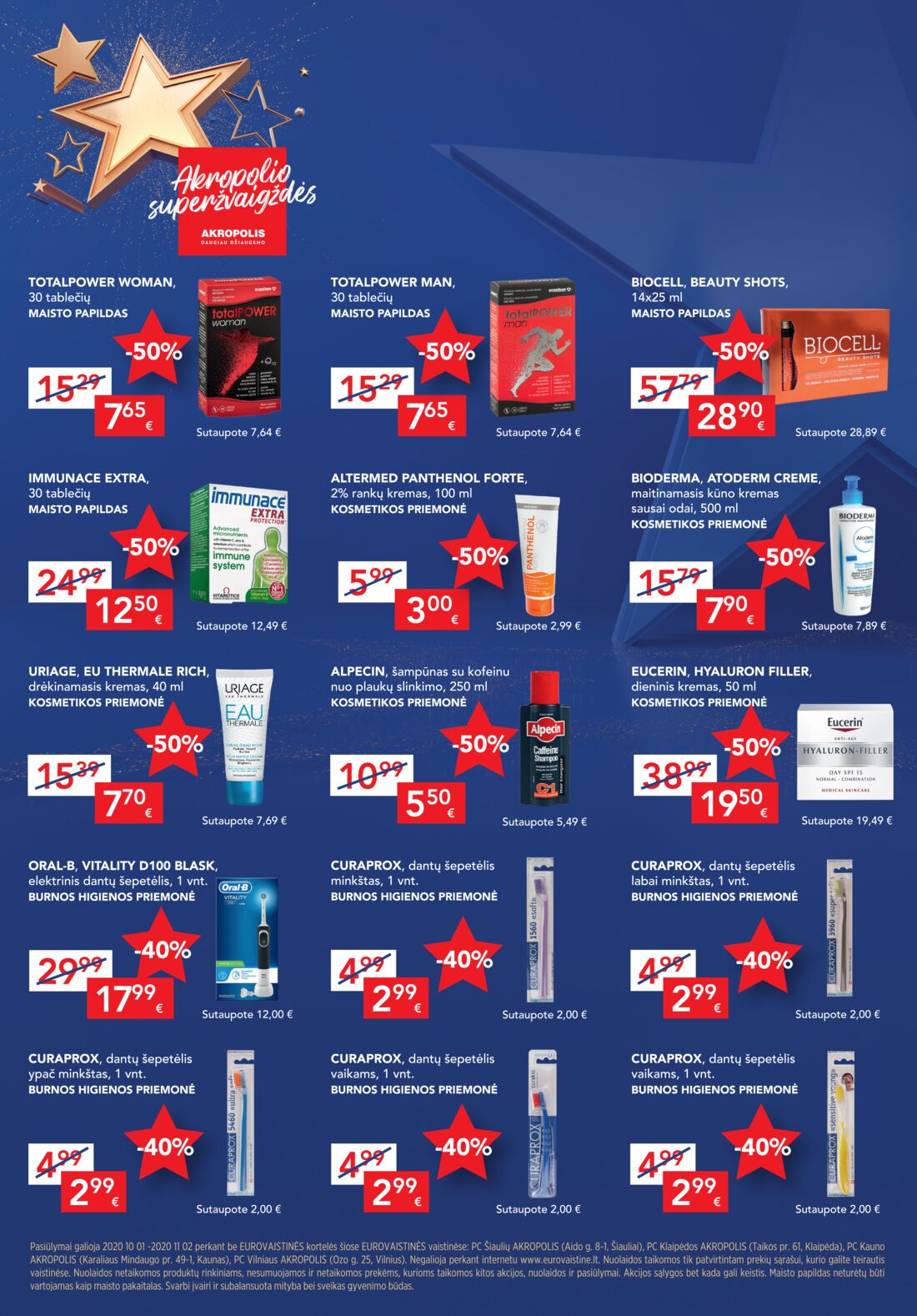 Euro vaistinė leidinys akcijos nuo 
  2020-10-01 iki 
  2020-10-31 | Leidinukas.lt puslapis 4