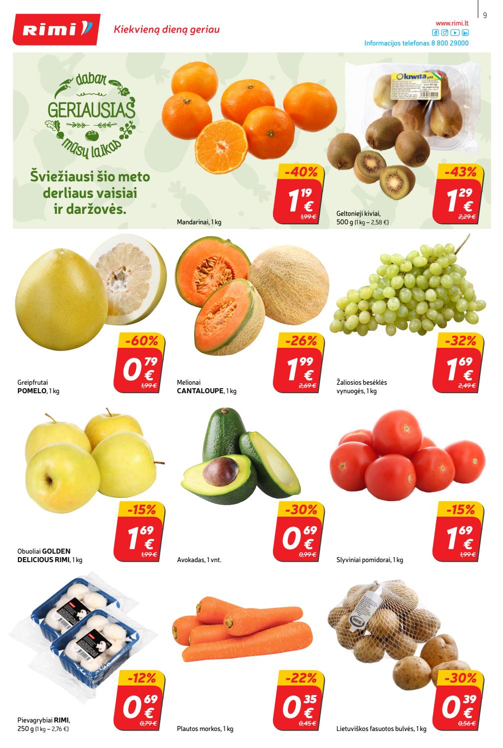 Rimi savaitinis leidinys akcijos nuo 
  2019-11-05 iki 
  2019-11-11 | Leidinukas.lt puslapis 9