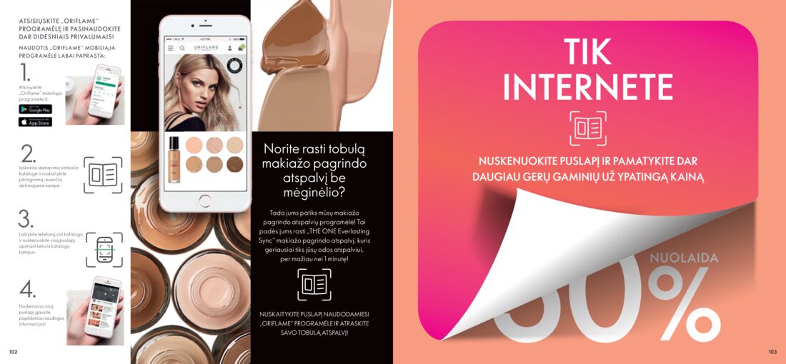 Oriflame katalogas akcijos nuo 
  2021-03-01 iki 
  2021-03-31 | Leidinukas.lt puslapis 52