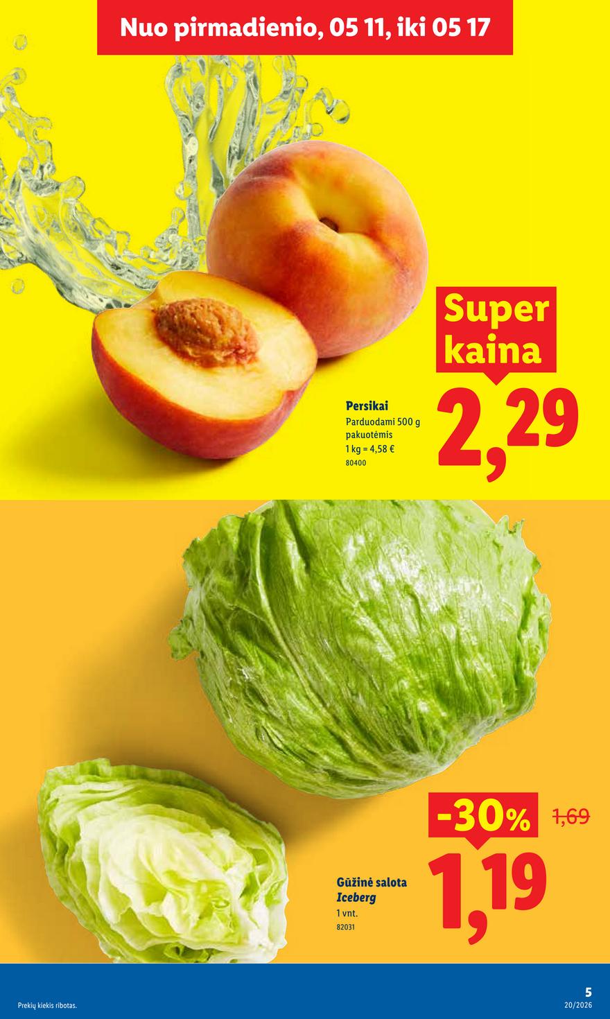Lidl leidinys akcijos nuo 
  2026-05-11 iki 
  2026-05-17 | Leidinukas.lt puslapis 5