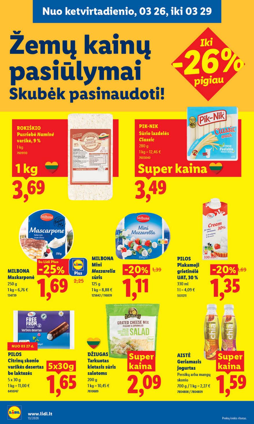 Lidl leidinys naujas akcijos nuo 
  2026-03-23 iki 
  2026-03-29 | Leidinukas.lt puslapis 26