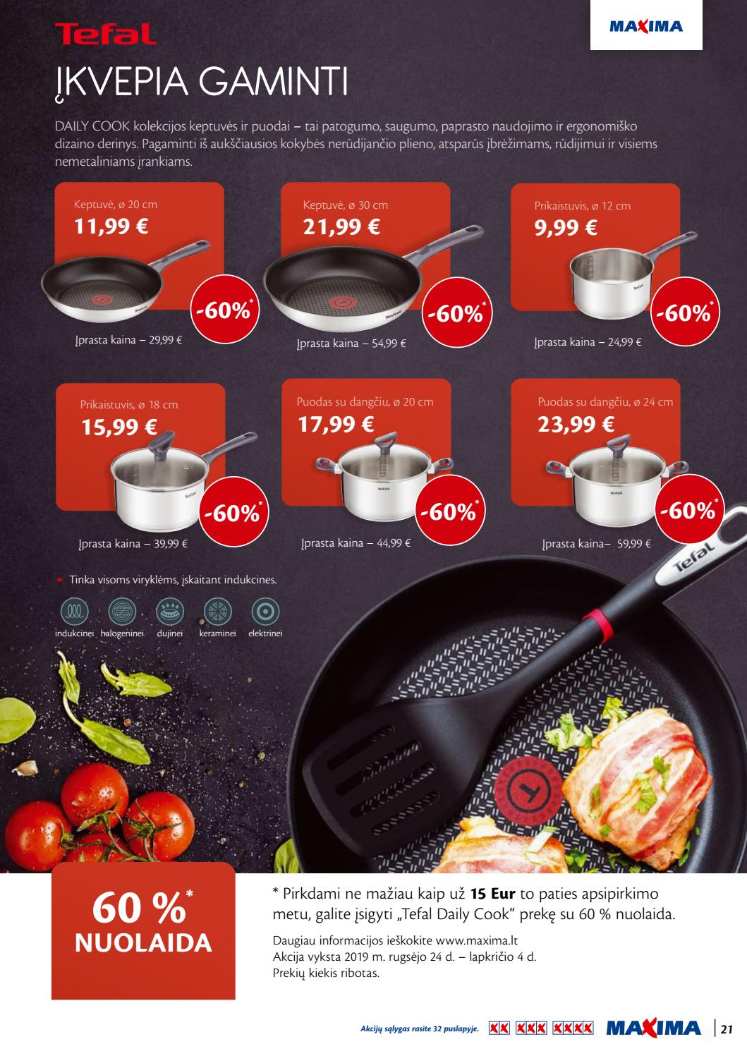 Maxima kaininis leidinys akcijos nuo 
  2019-09-26 iki 
  2019-10-09 | Leidinukas.lt puslapis 21