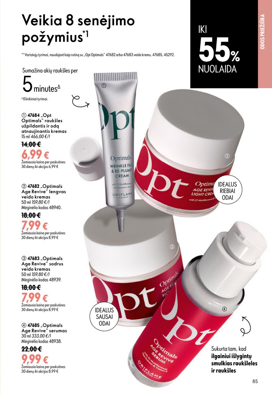 Oriflame katalogas akcijos nuo 
  2026-07-15 iki 
  2026-08-04 | Leidinukas.lt puslapis 85