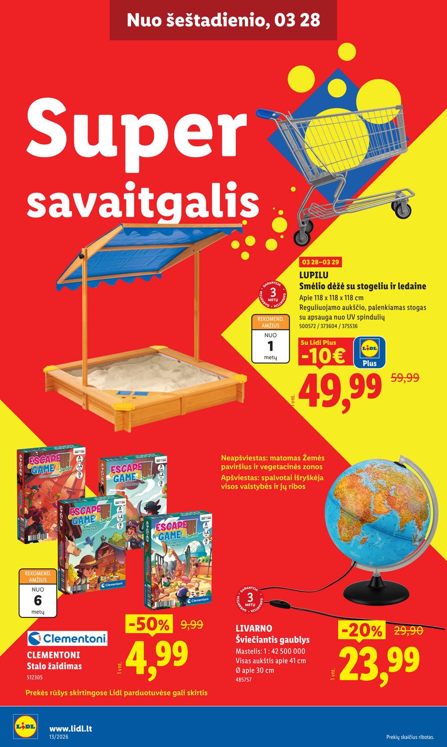 Lidl ne maisto leidinys akcijos nuo 
  2026-03-23 iki 
  2026-03-29 | Leidinukas.lt puslapis 20