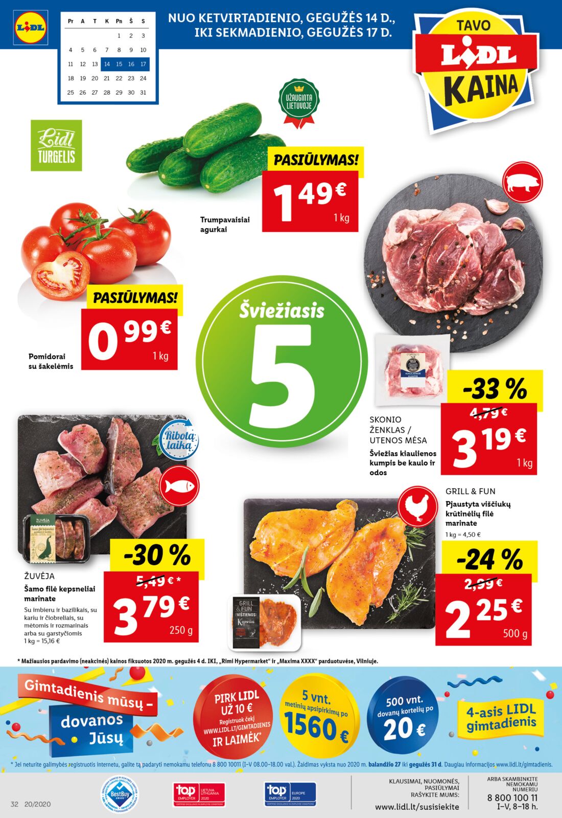Lidl savaitinis leidinys akcijos nuo 
  2020-05-11 iki 
  2020-05-17 | Leidinukas.lt puslapis 32