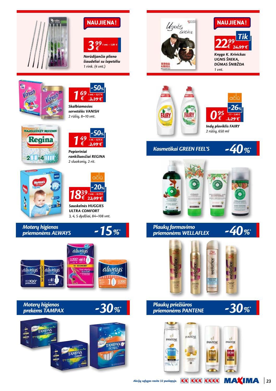 Maxima kaininis leidinys akcijos nuo 
  2019-06-20 iki 
  2019-07-03 | Leidinukas.lt puslapis 23