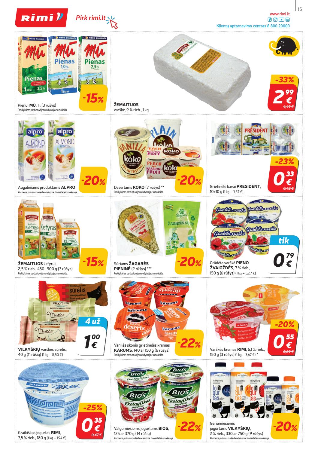 Rimi savaitinis leidinys akcijos nuo 
  2021-01-12 iki 
  2021-01-18 | Leidinukas.lt puslapis 15