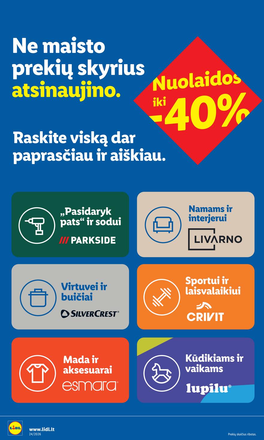 Lidl leidinys naujas akcijos nuo 
  2026-06-08 iki 
  2026-06-14 | Leidinukas.lt puslapis 2