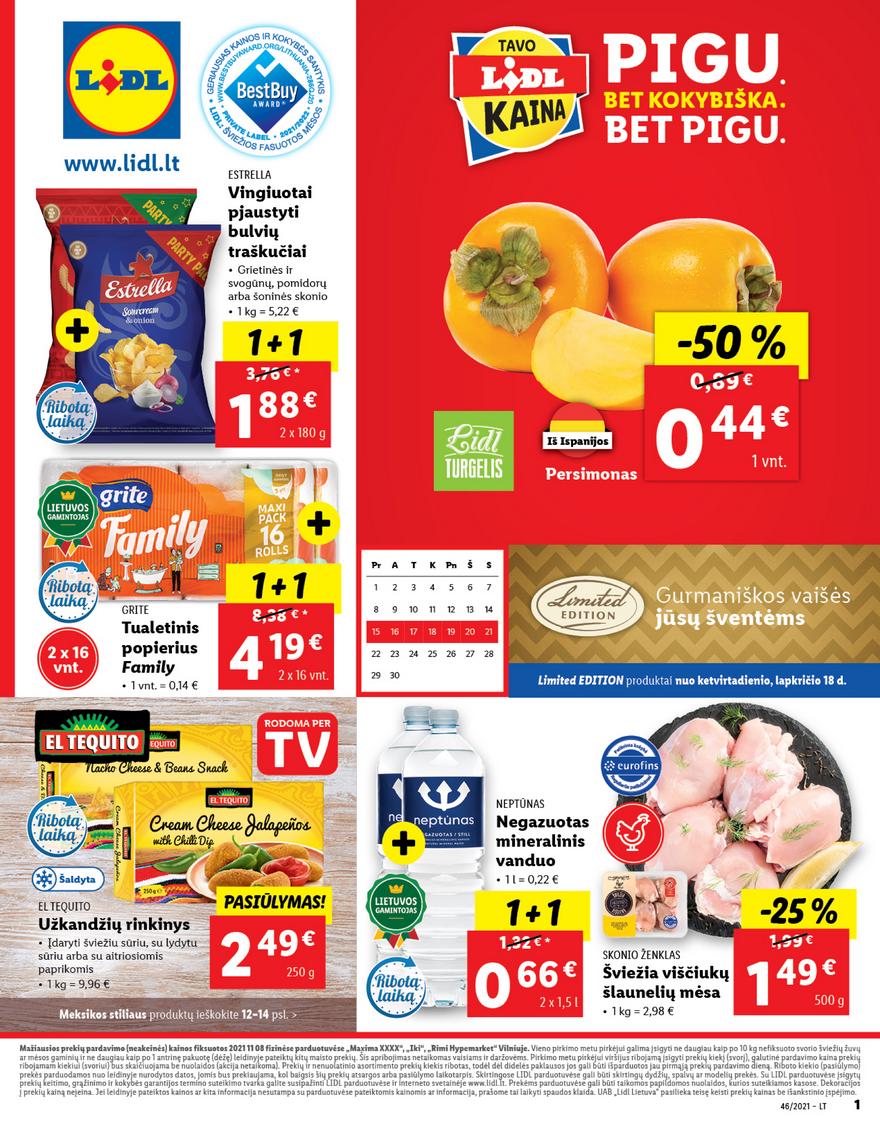 Lidl maisto prekių pasiūlymai akcijos nuo 
  2021-11-15 iki 
  2021-11-21 | Leidinukas.lt puslapis 1
