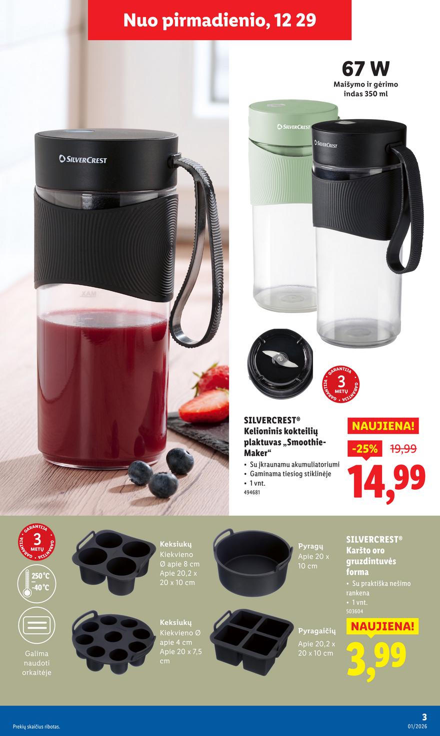 Lidl leidinys akcijos nuo 
  2025-12-29 iki 
  2026-01-04 | Leidinukas.lt puslapis 3