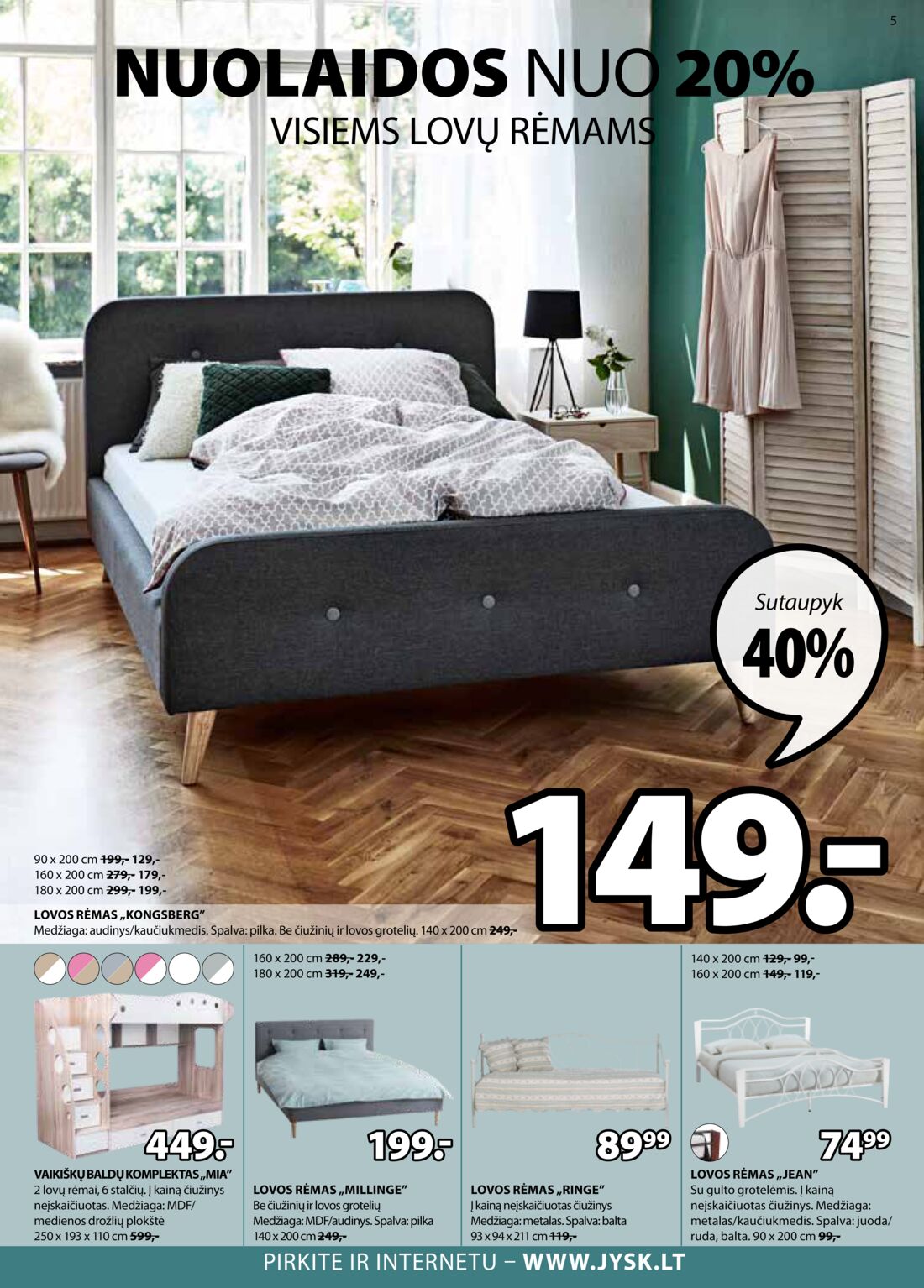 Jysk leidinys akcijos nuo 
  2020-01-28 iki 
  2020-02-10 | Leidinukas.lt puslapis 5