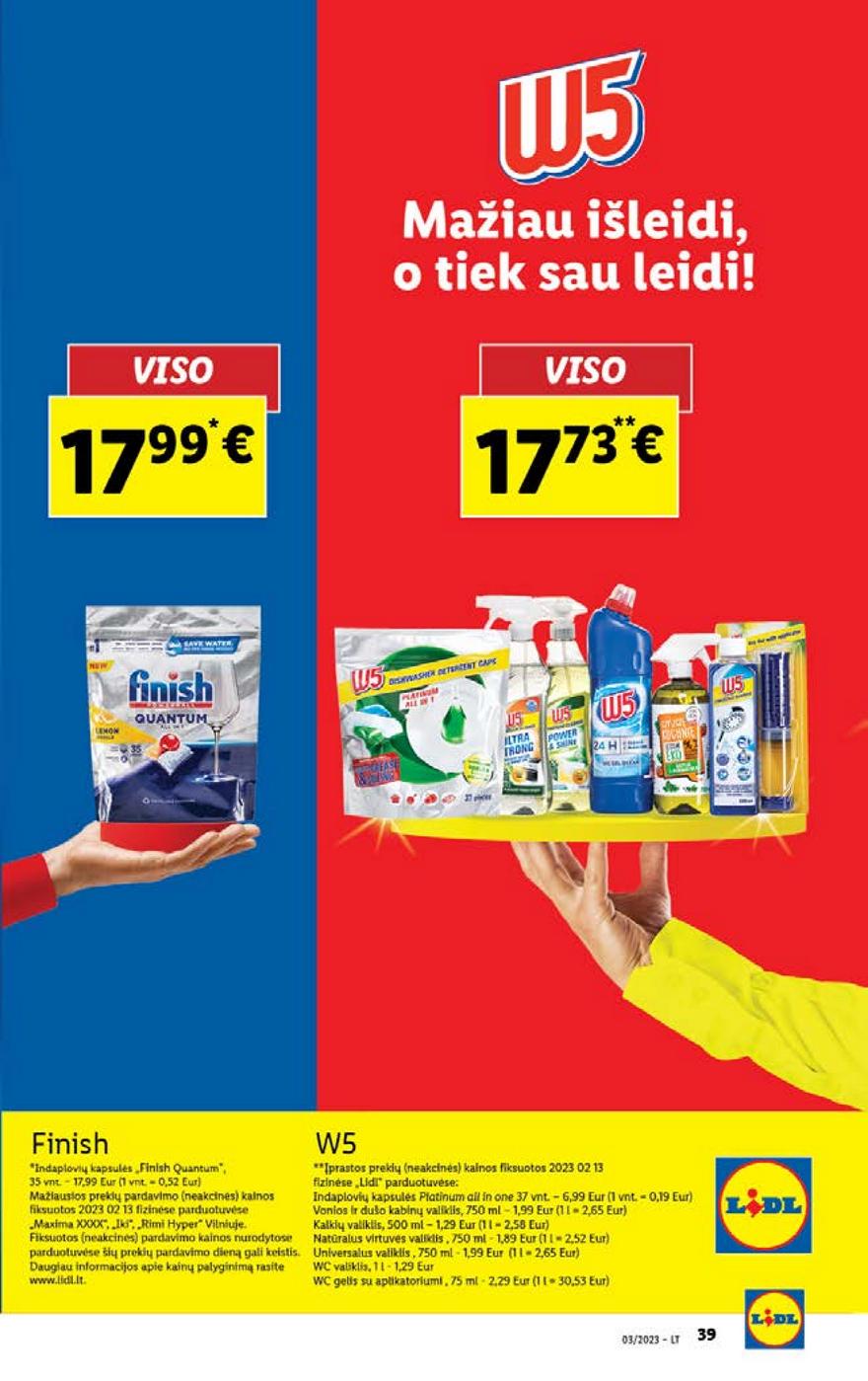 Lidl pasiūlymai akcijos nuo 
  2023-02-20 iki 
  2023-02-26 | Leidinukas.lt puslapis 39