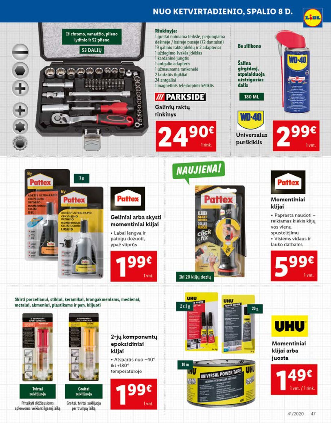 Lidl savaitinis leidinys akcijos nuo 
  2020-10-05 iki 
  2020-10-11 | Leidinukas.lt puslapis 47