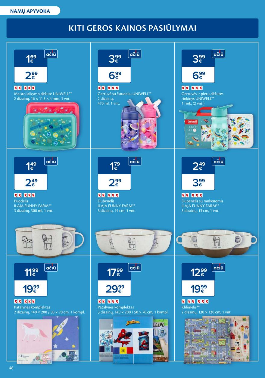 Maxima leidinys akcijos nuo 
  2024-07-25 iki 
  2024-09-04 | Leidinukas.lt puslapis 48