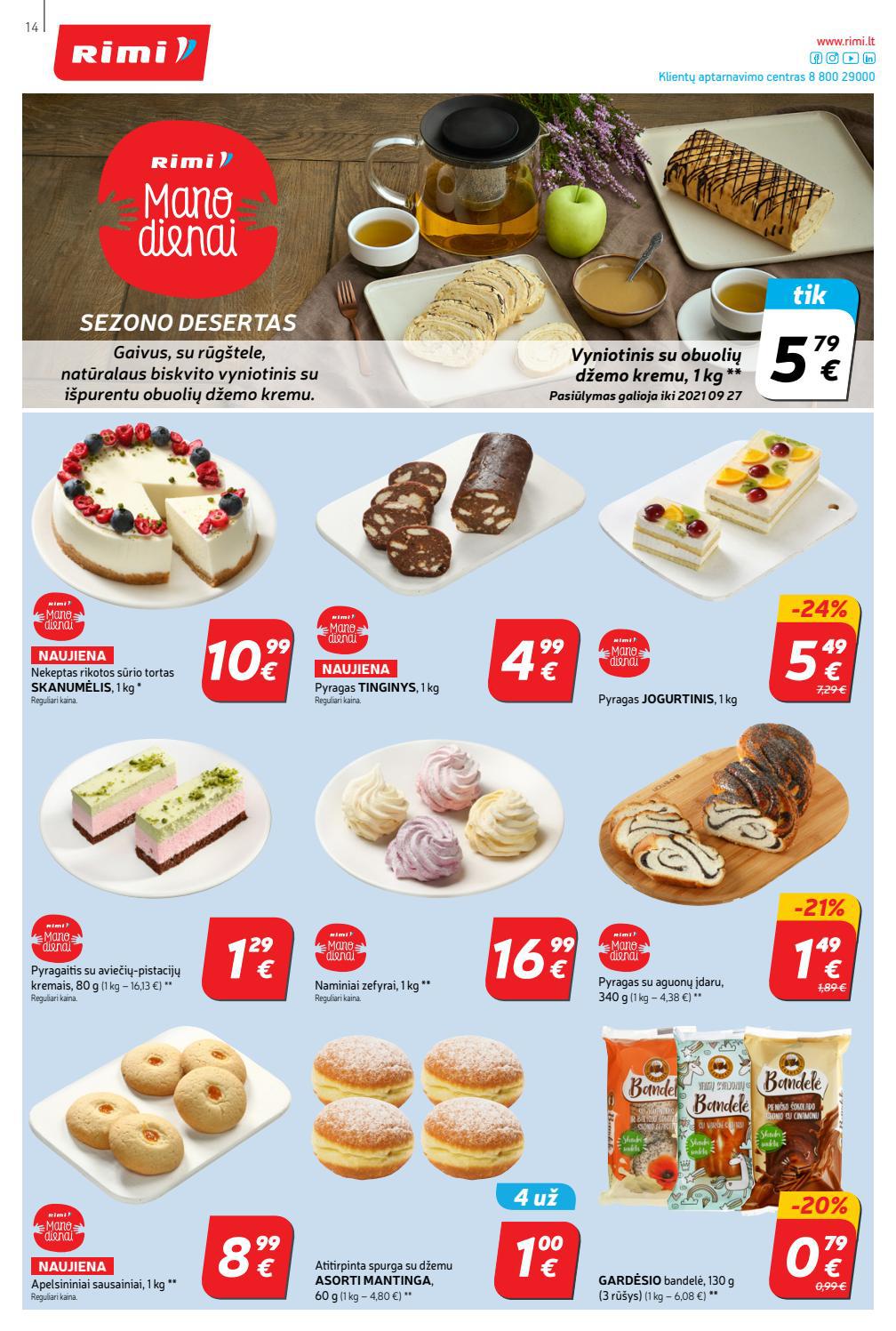 Rimi savaitinis leidinys akcijos nuo 
  2021-09-21 iki 
  2021-09-27 | Leidinukas.lt puslapis 14