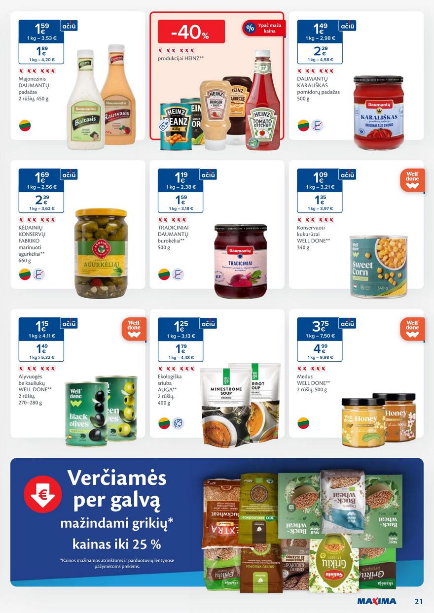 Maxima kaininis leidinys akcijos nuo 
  2024-01-09 iki 
  2024-01-15 | Leidinukas.lt puslapis 21