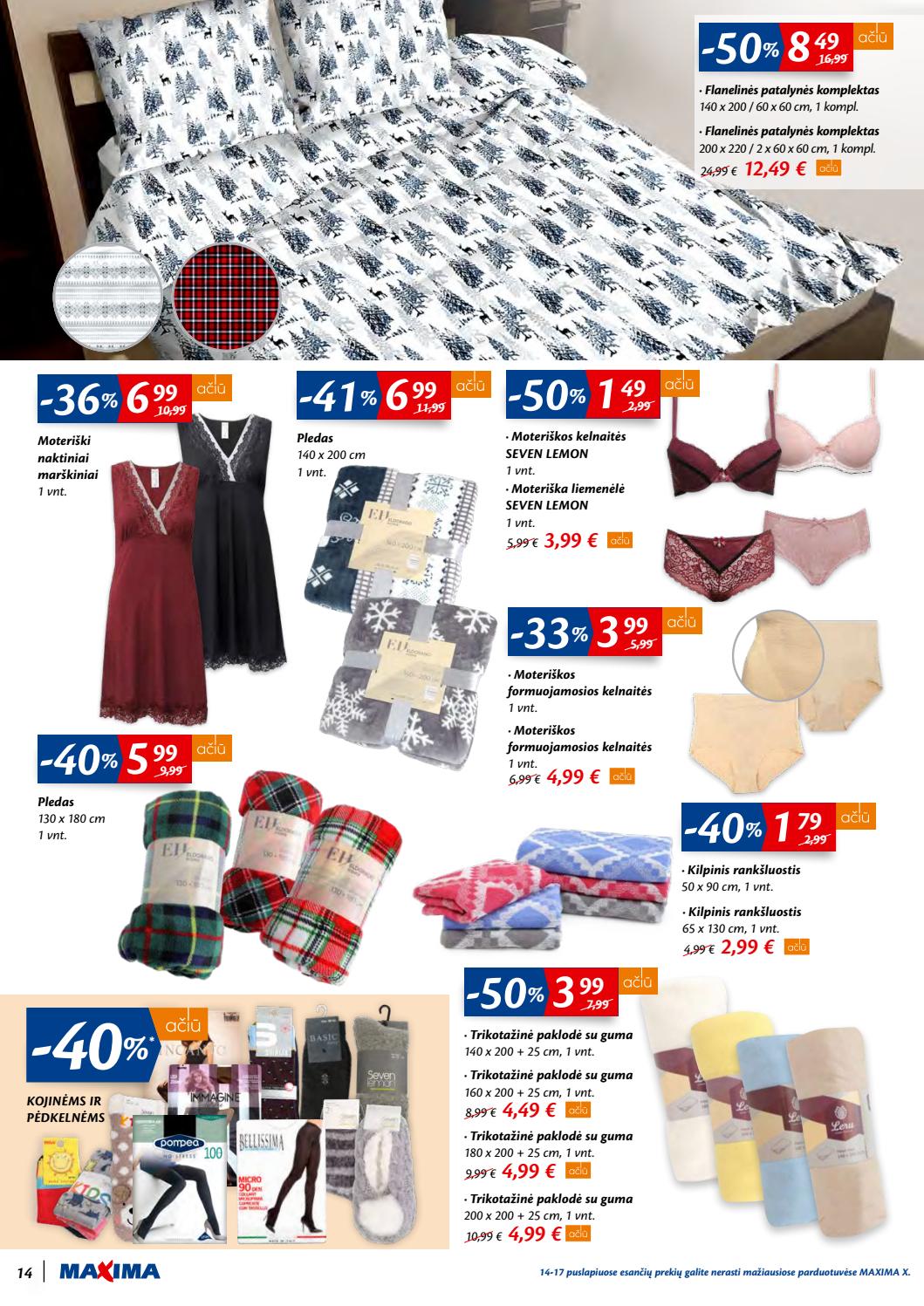 Maxima kaininis leidinys akcijos nuo 
  2019-12-17 iki 
  2020-01-01 | Leidinukas.lt puslapis 14