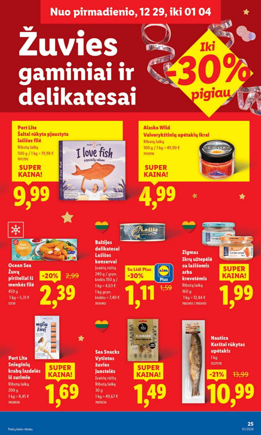 Lidl leidinys akcijos nuo 
  2025-12-29 iki 
  2026-01-04 | Leidinukas.lt puslapis 25