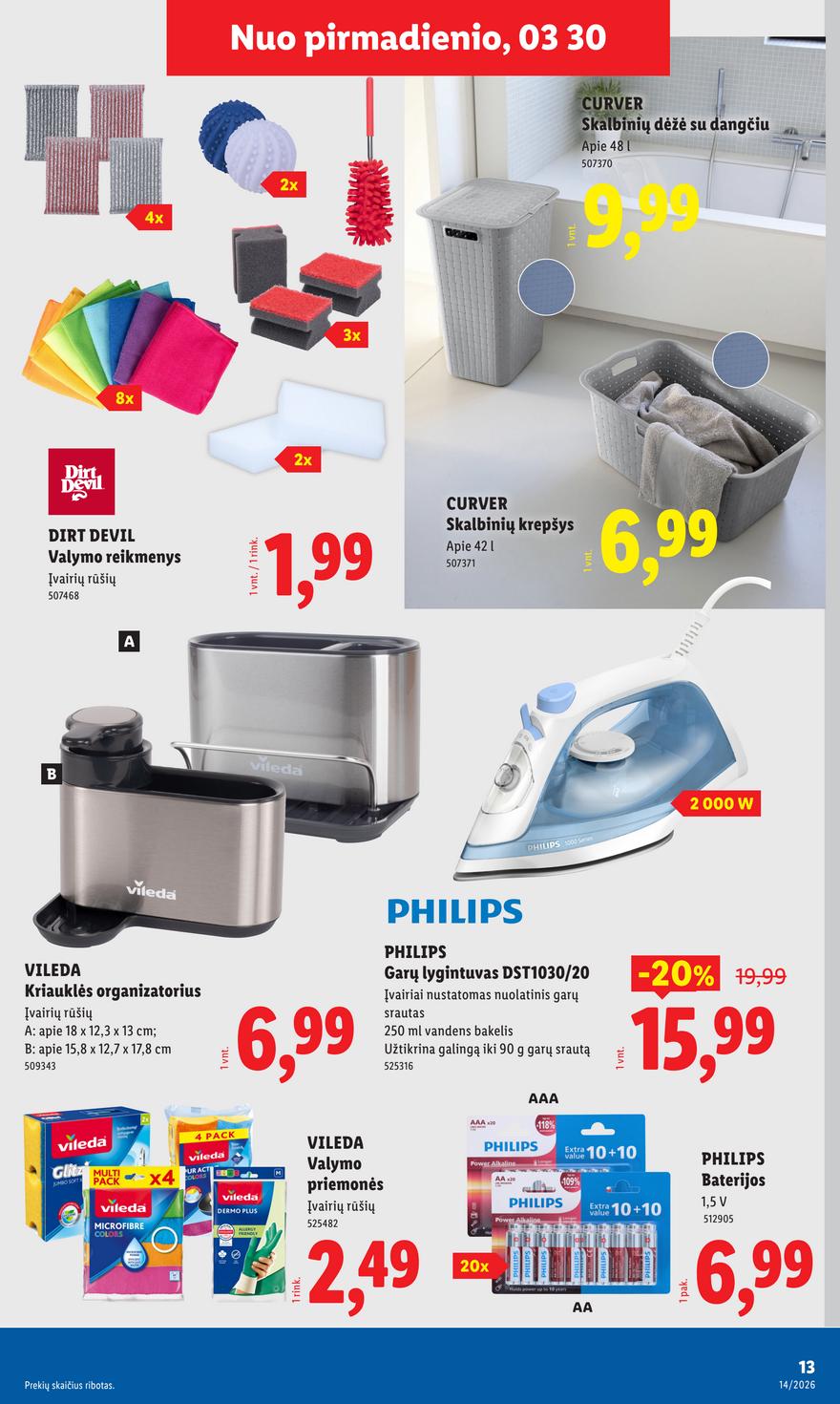 Lidl leidinys akcijos nuo 
  2026-03-30 iki 
  2026-04-04 | Leidinukas.lt puslapis 13