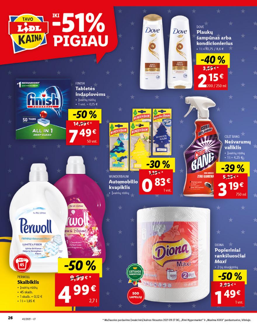 Lidl maisto prekių pasiūlymai akcijos nuo 
  2021-10-04 iki 
  2021-10-10 | Leidinukas.lt puslapis 26