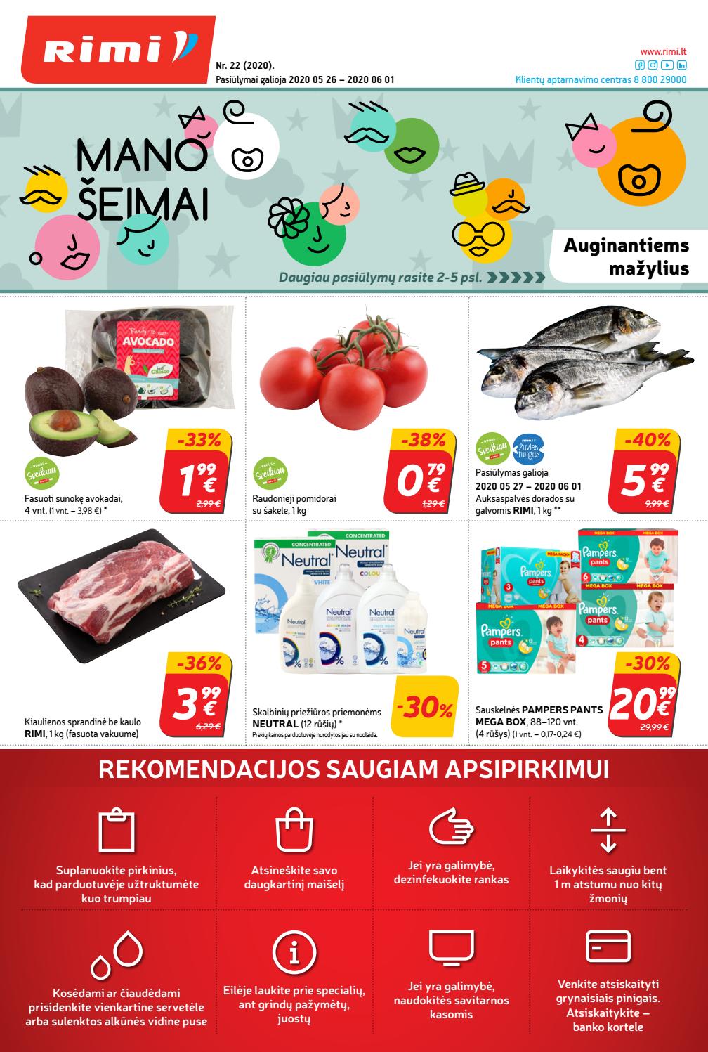 Rimi savaitinis leidinys akcijos nuo 
  2020-05-26 iki 
  2020-06-01 | Leidinukas.lt puslapis 1