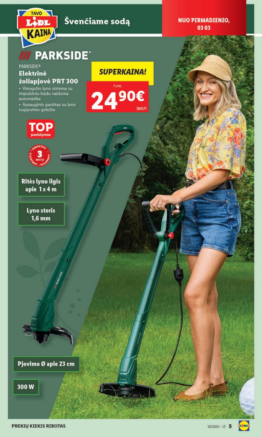 Lidl ne maisto leidinys akcijos nuo 
  2025-03-03 iki 
  2025-03-09 | Leidinukas.lt puslapis 5
