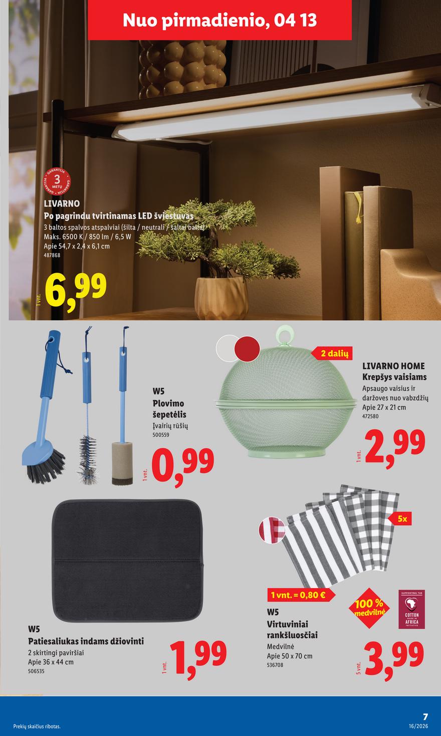 Lidl leidinys akcijos nuo 
  2026-04-13 iki 
  2026-04-19 | Leidinukas.lt puslapis 7
