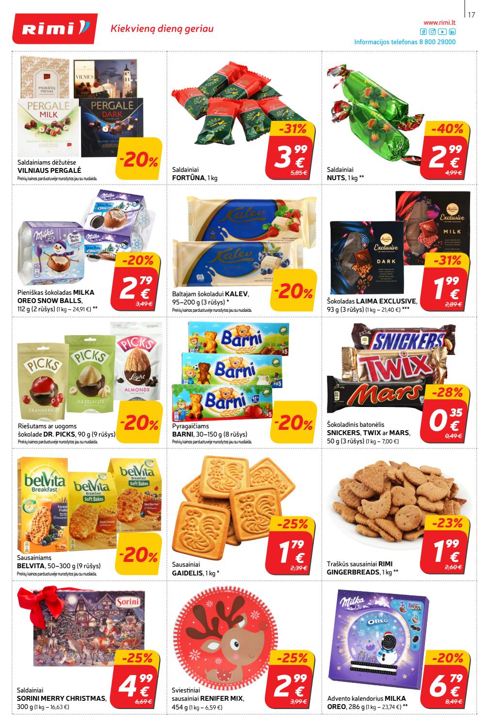 Rimi savaitinis leidinys akcijos nuo 
  2019-11-26 iki 
  2019-12-02 | Leidinukas.lt puslapis 17