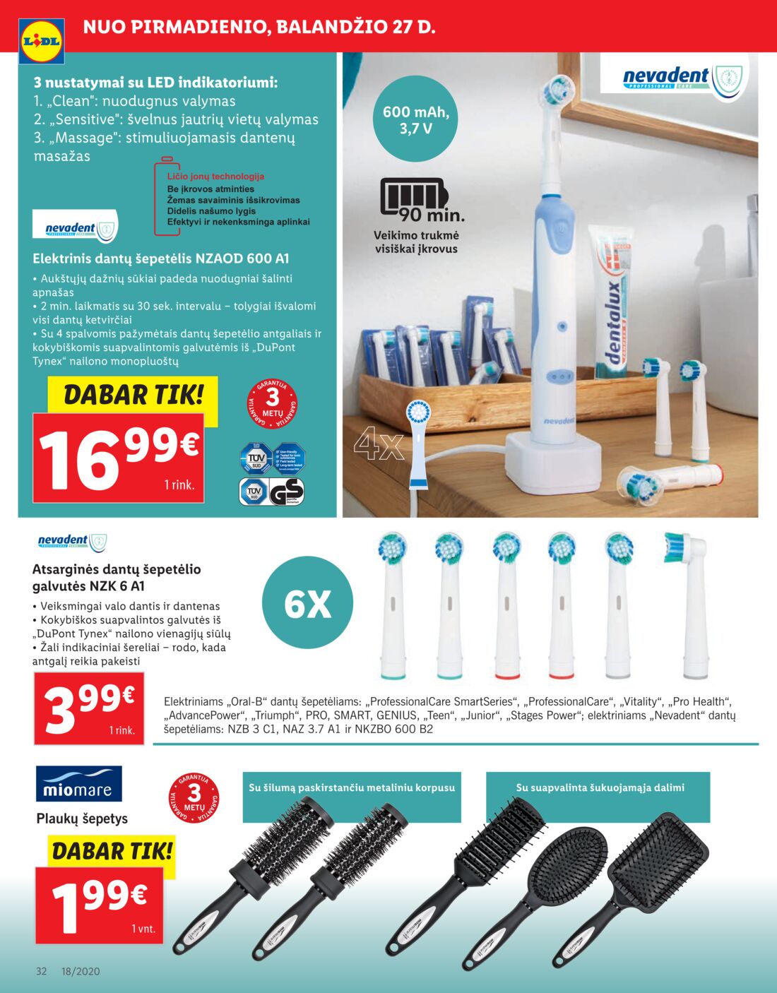 Lidl savaitinis leidinys akcijos nuo 
  2020-04-27 iki 
  2020-05-03 | Leidinukas.lt puslapis 32