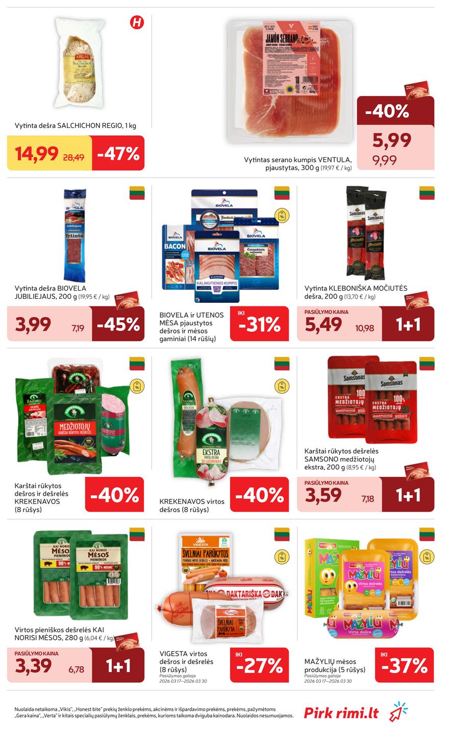 Rimi leidinys akcijos nuo 
  2026-03-24 iki 
  2026-03-30 | Leidinukas.lt puslapis 15