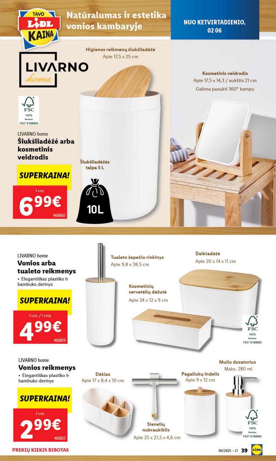 Lidl ne maisto leidinys akcijos nuo 
  2025-02-03 iki 
  2025-02-09 | Leidinukas.lt puslapis 39