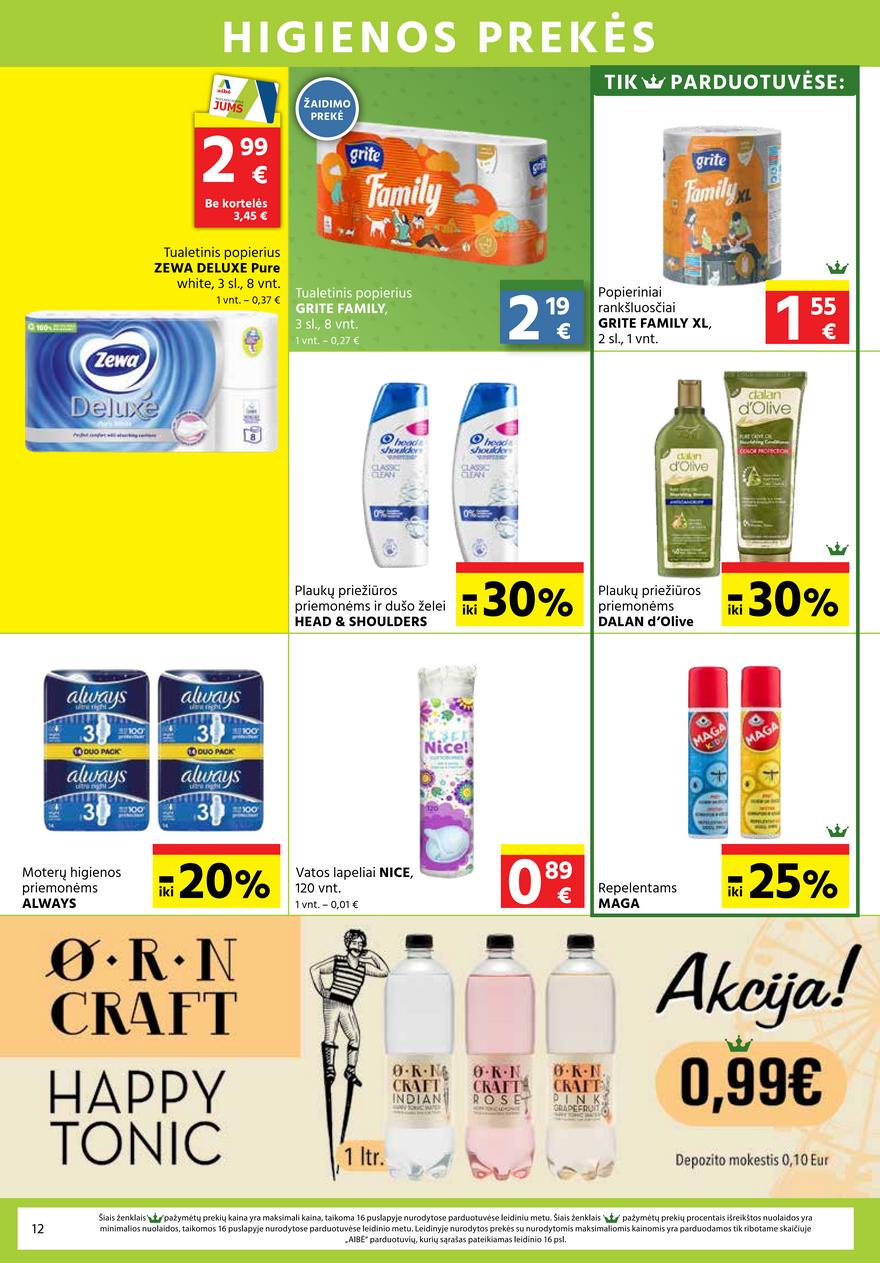 Aibė pasiūlymai akcijos nuo 
  2022-07-07 iki 
  2022-07-19 | Leidinukas.lt puslapis 12