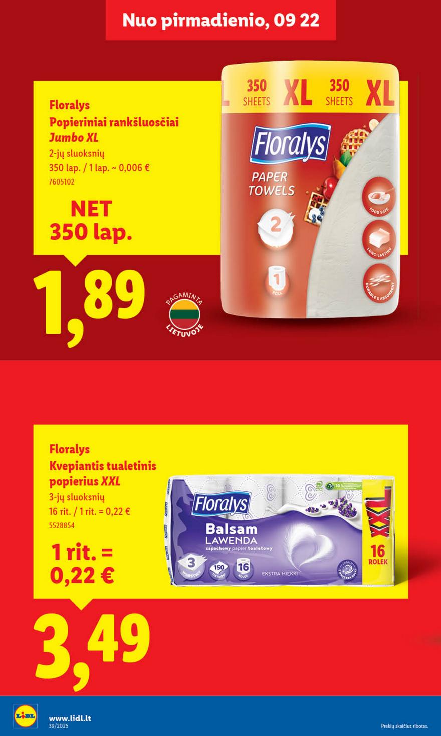 Lidl leidinys naujas akcijos nuo 
  2025-09-22 iki 
  2025-09-28 | Leidinukas.lt puslapis 24