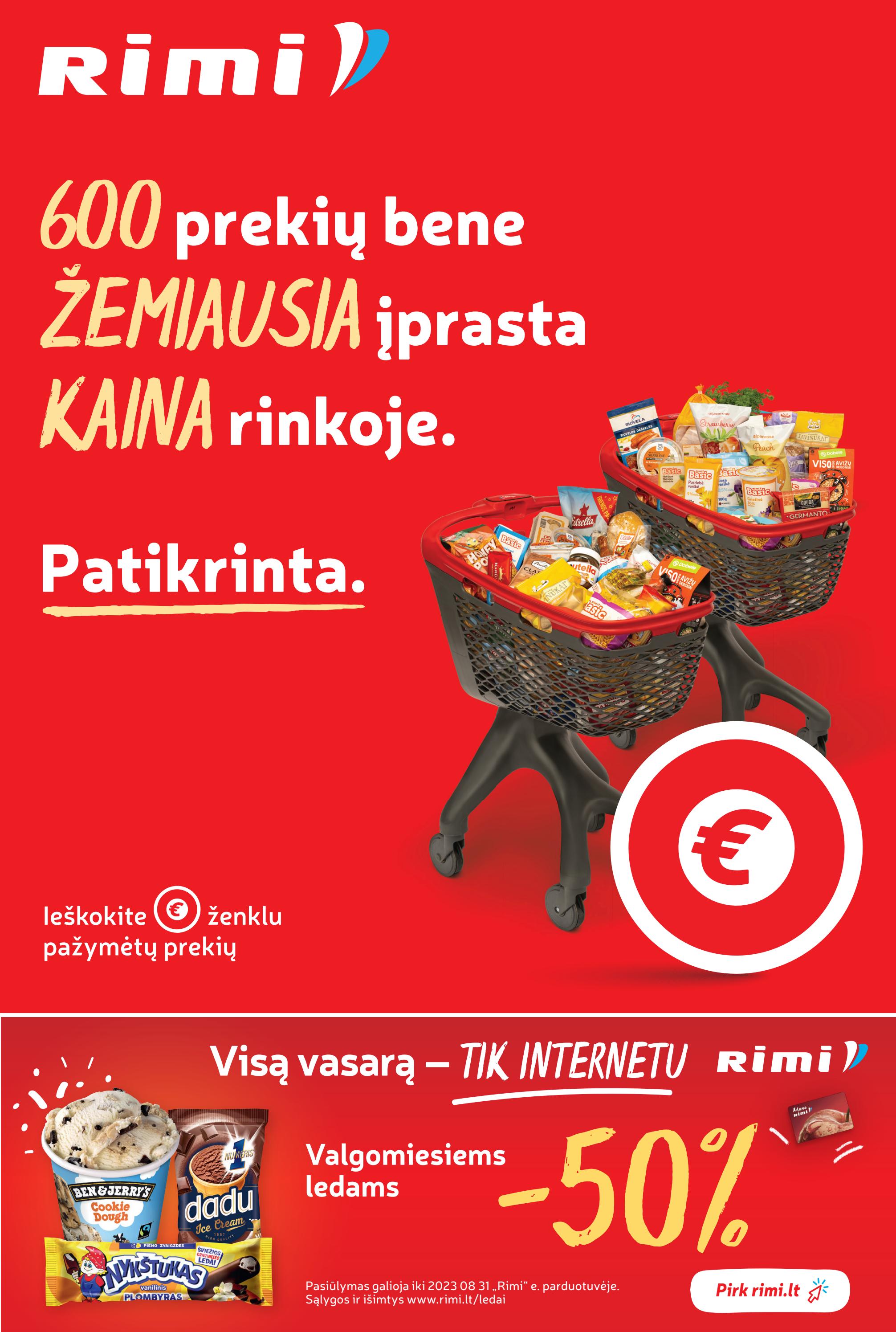Rimi savaitinis leidinys akcijos nuo 
  2023-08-01 iki 
  2023-08-07 | Leidinukas.lt puslapis 15