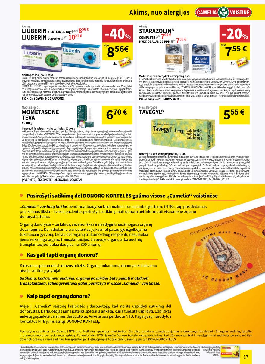 Camelia leidinys akcijos nuo 
  2022-08-01 iki 
  2022-08-31 | Leidinukas.lt puslapis 17
