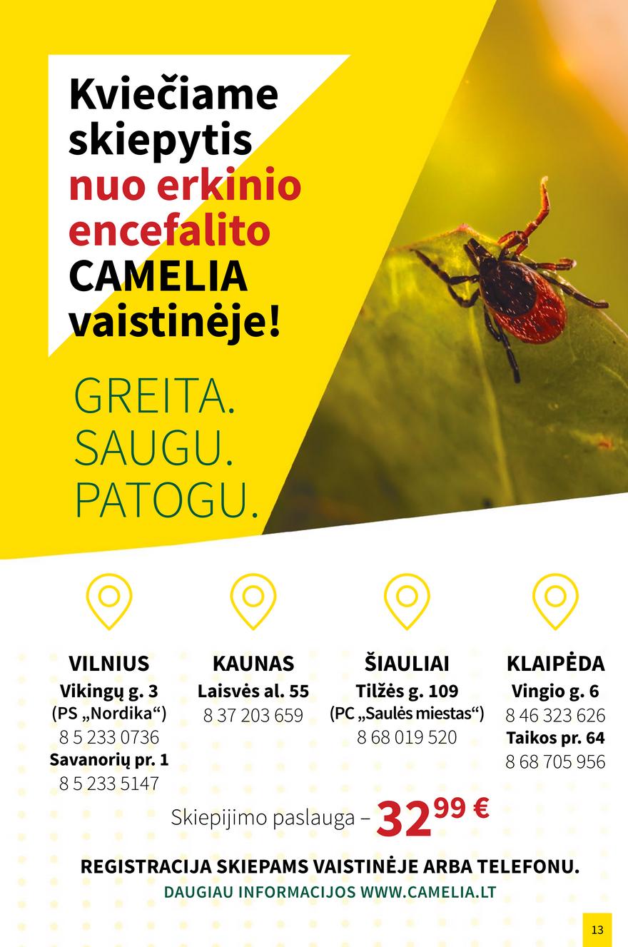 Camelia liepos leidinys akcijos nuo 
  2021-07-01 iki 
  2021-07-31 | Leidinukas.lt puslapis 13