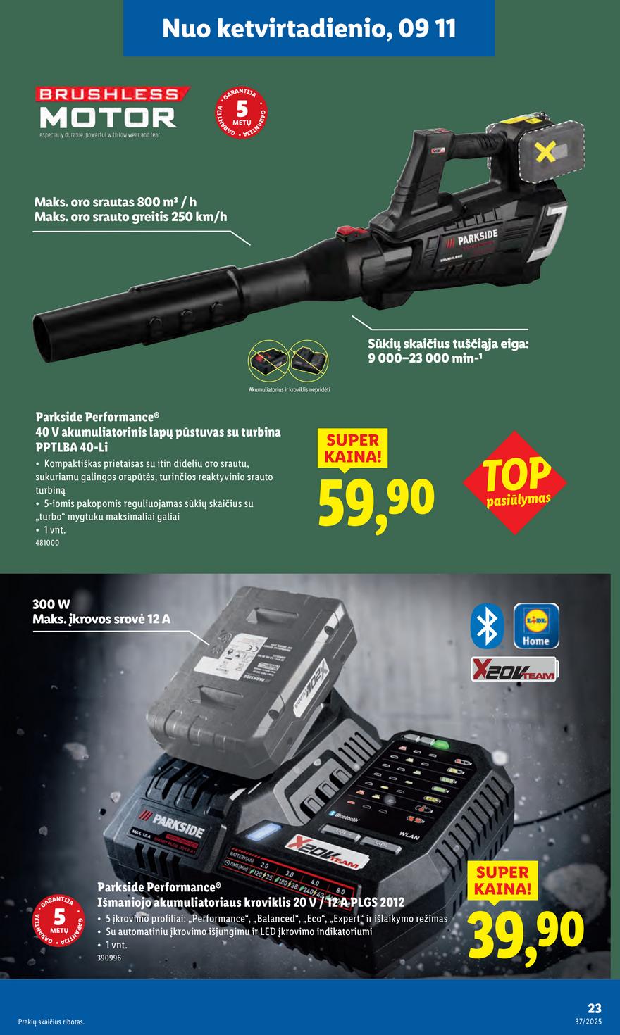 Lidl leidinys akcijos nuo 
  2025-09-08 iki 
  2025-09-14 | Leidinukas.lt puslapis 23