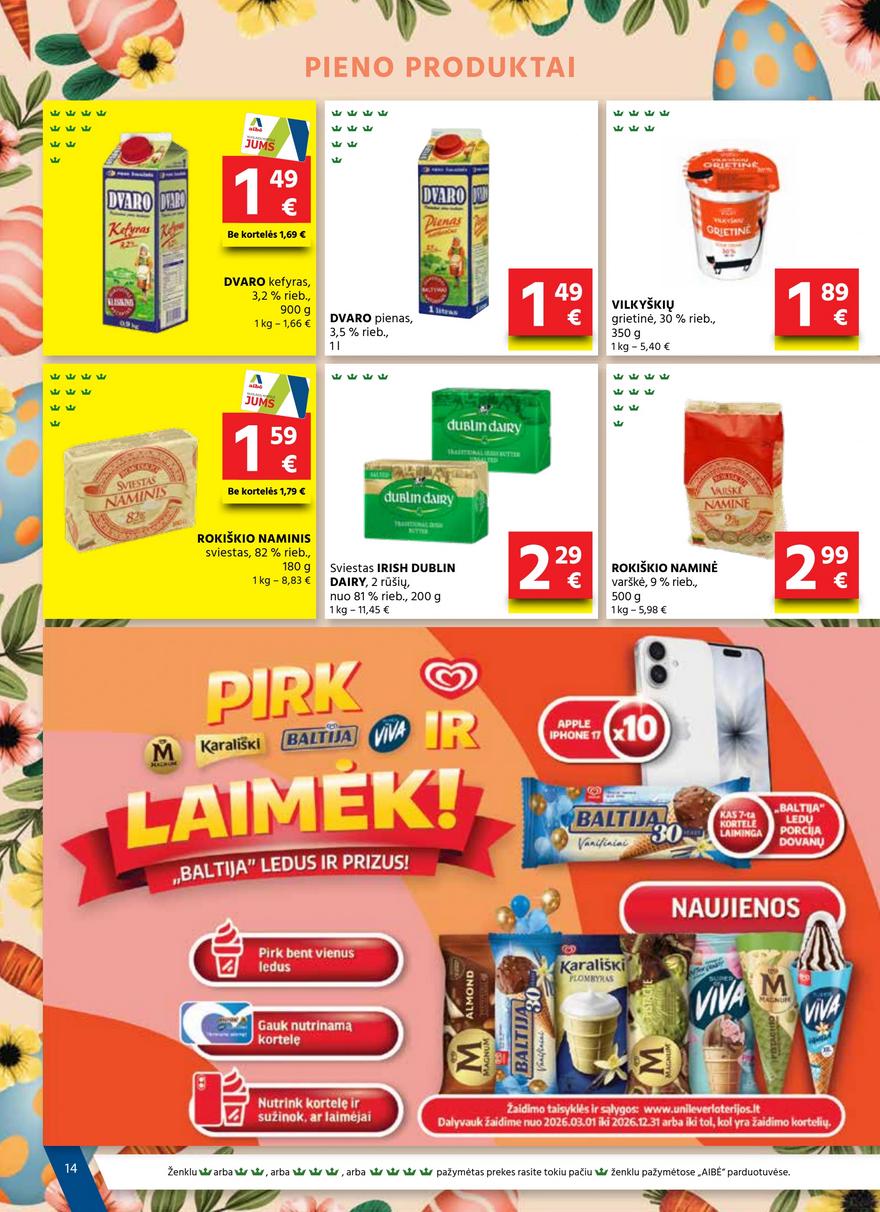 Aibė leidinys akcijos nuo 
  2026-03-19 iki 
  2026-04-07 | Leidinukas.lt puslapis 14