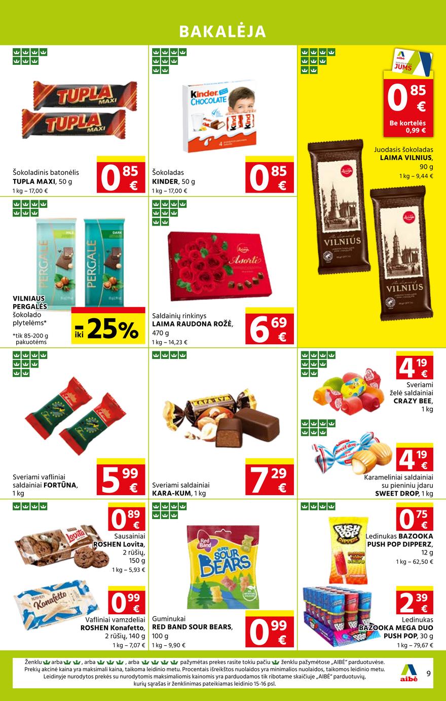 Aibė pasiūlymai akcijos nuo 
  2023-11-09 iki 
  2023-11-21 | Leidinukas.lt puslapis 9