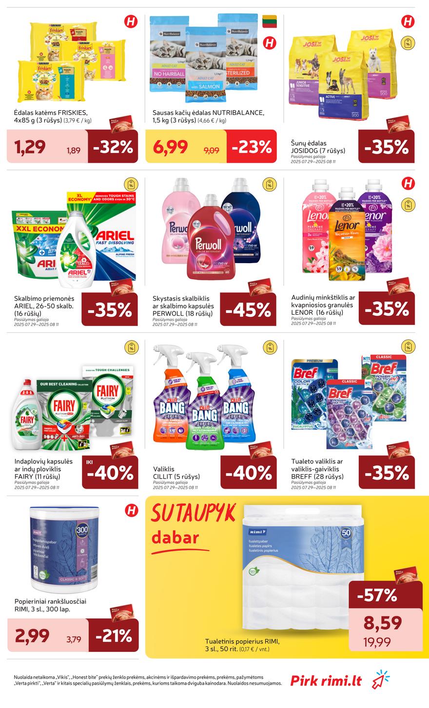 Rimi savaitinis leidinys  akcijos nuo 
  2025-07-29 iki 
  2025-08-04 | Leidinukas.lt puslapis 31