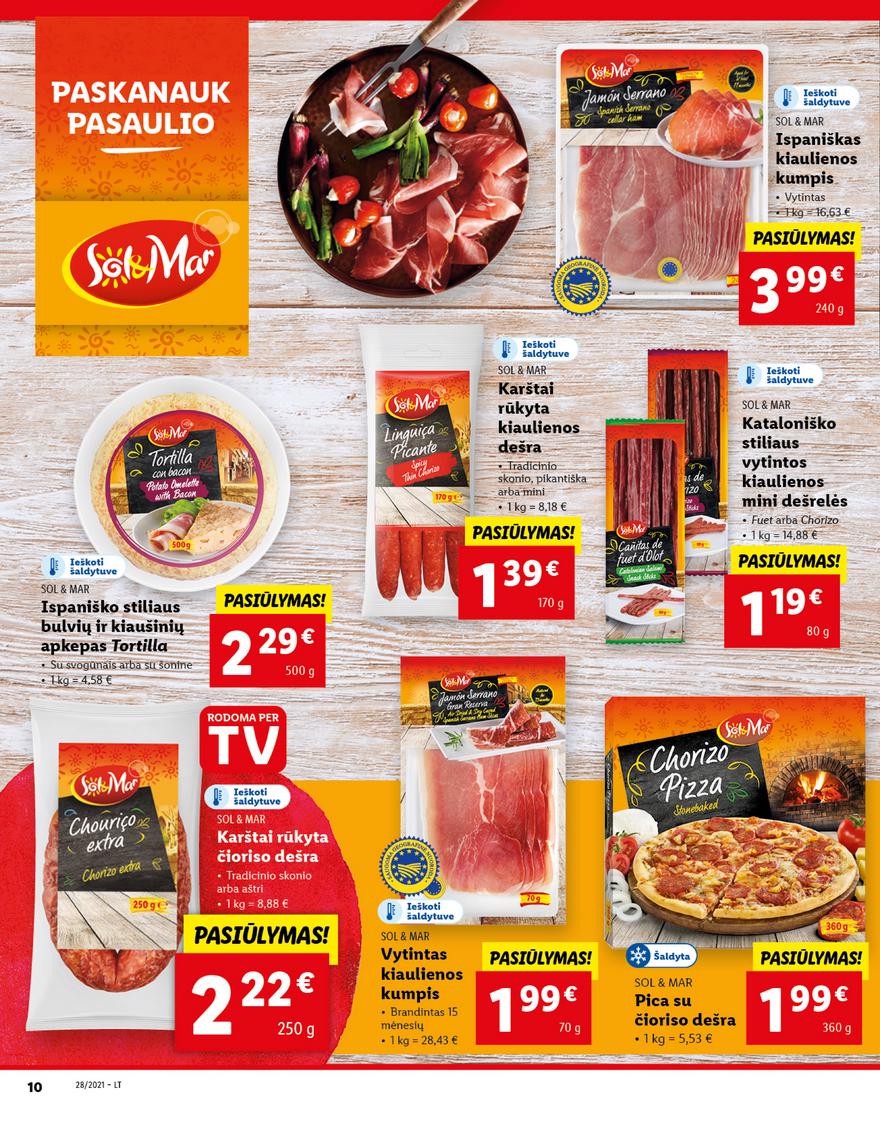 Lidl maisto prekių pasiūlymai akcijos nuo 
  2021-07-12 iki 
  2021-07-18 | Leidinukas.lt puslapis 10