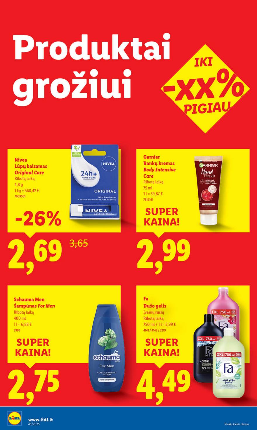 Lidl leidinys akcijos nuo 
  2025-11-03 iki 
  2025-11-09 | Leidinukas.lt puslapis 44