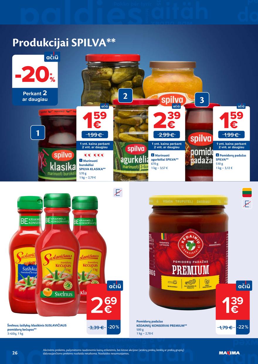 Maxima leidinys akcijos nuo 
  2026-06-02 iki 
  2026-06-08 | Leidinukas.lt puslapis 26