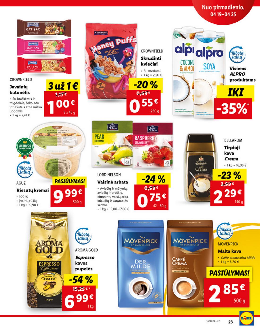 Lidl maisto prekių pasiūlymai akcijos nuo 
  2021-04-19 iki 
  2021-04-25 | Leidinukas.lt puslapis 23