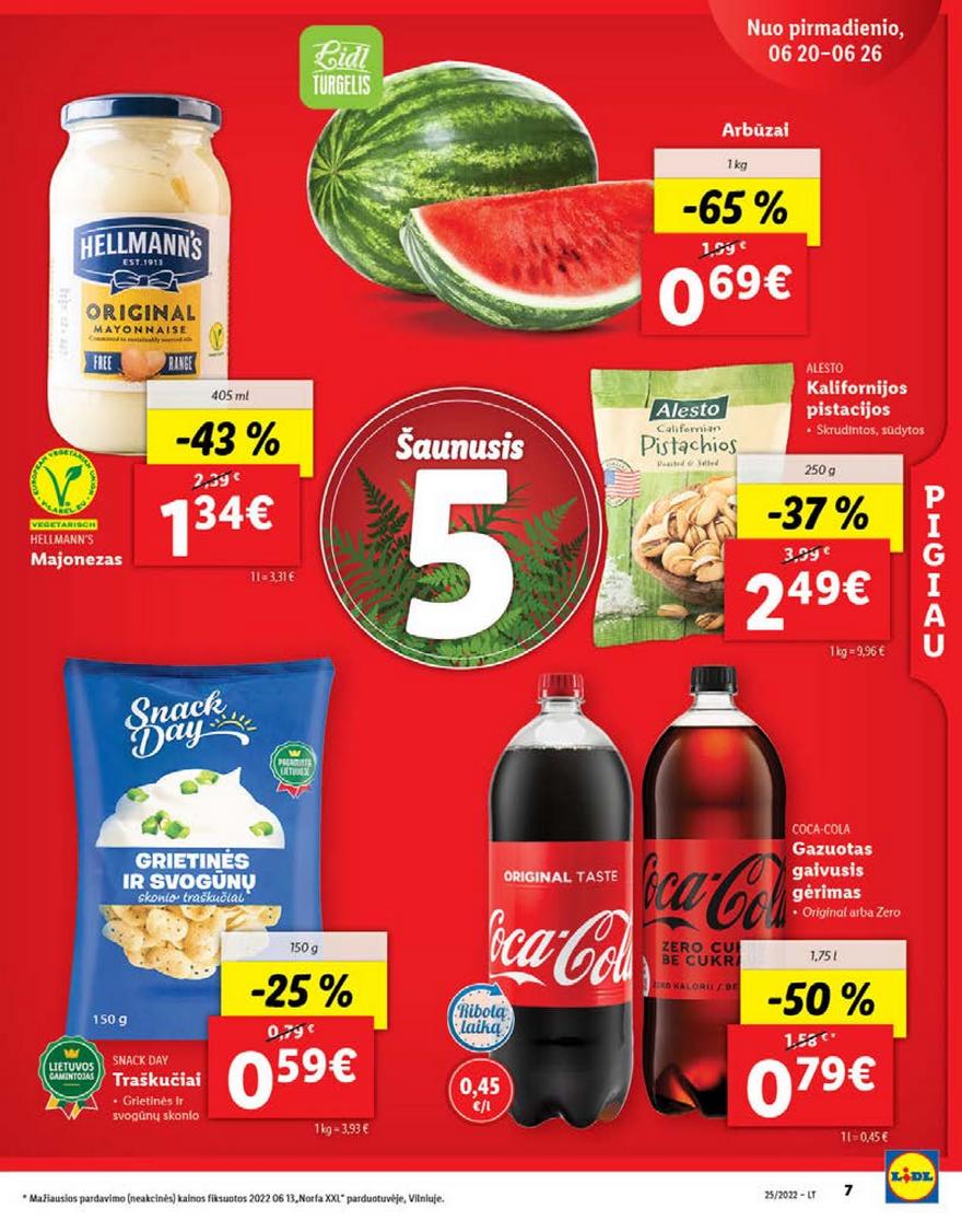 Lidl maisto prekių pasiūlymai akcijos nuo 
  2022-06-20 iki 
  2022-06-26 | Leidinukas.lt puslapis 7