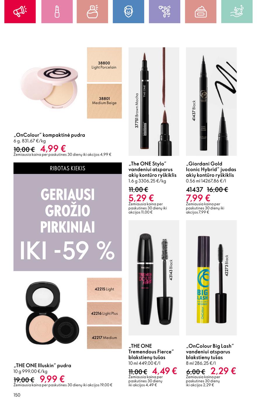 Oriflame katalogas akcijos nuo 
  2025-03-09 iki 
  2025-03-29 | Leidinukas.lt puslapis 150