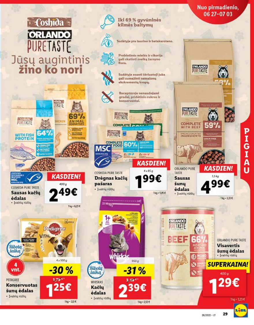 Lidl pasiūlymai akcijos nuo 
  2022-06-27 iki 
  2022-07-03 | Leidinukas.lt puslapis 29