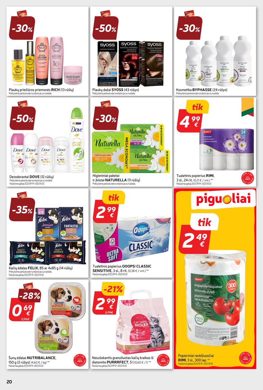 Rimi savaitinis leidinys akcijos nuo 
  2023-09-26 iki 
  2023-10-02 | Leidinukas.lt puslapis 20