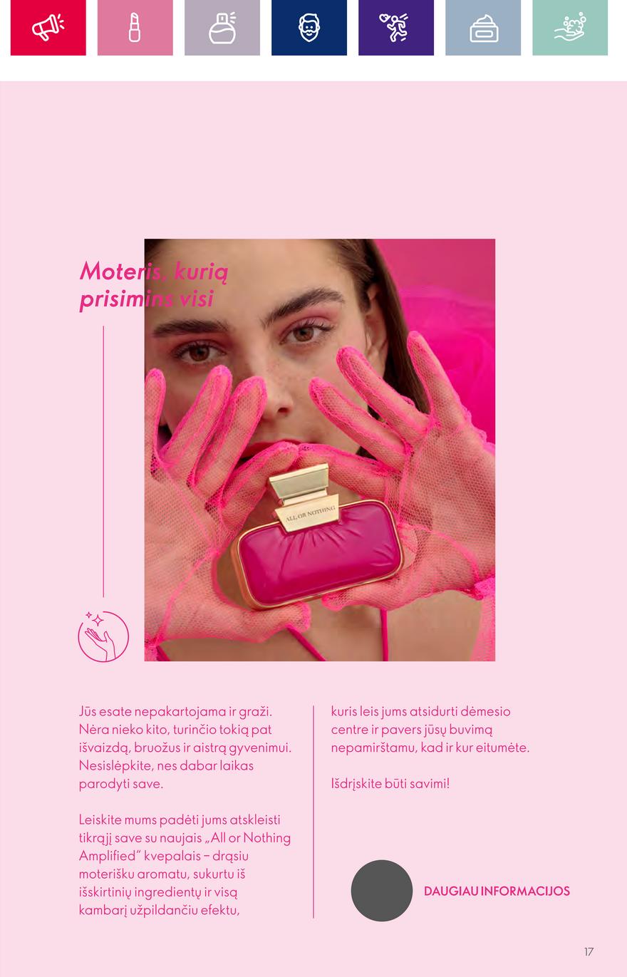 Oriflame katalogas akcijos nuo 
  2023-10-04 iki 
  2023-11-01 | Leidinukas.lt puslapis 17